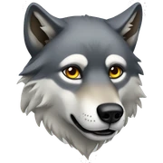 Wolf sticker