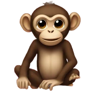 Monkey American Flag sticker
