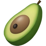 Aguacate, labios, ojos,  sticker