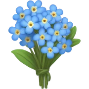 Bouquet de myosotis  sticker