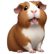 Guinea pig wave sticker