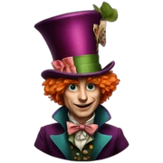 Mad Hatter sticker