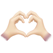 Heart hands  sticker