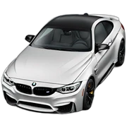 black bmw m4  sticker