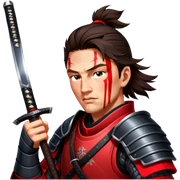 Battle-Ready Samurai sticker