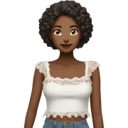 Cute top with lace sticker