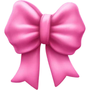 A pretty pink bow that’s very croquette ￼ sticker