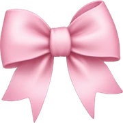 Baby Pink bow  sticker