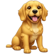 yellow cobberdog sticker