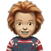 Chucky the doll sticker