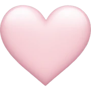 Light pink heart sticker