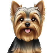 Small Yorkie sticker