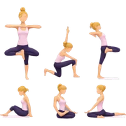 yoga sticker