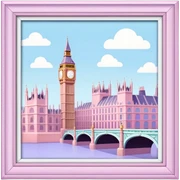 Pastel london sticker