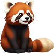 red panda sticker