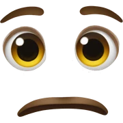 Rolling eyes emoji  sticker