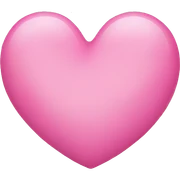 Pink heart sticker