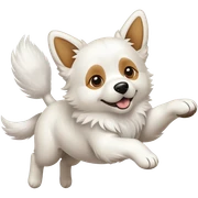 Dog fliying sticker