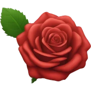 Red rose sticker