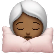 sleep girl sticker