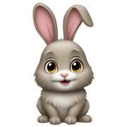 bunny sticker