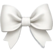 white bow sticker