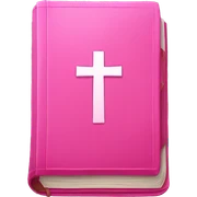 Pink bible sticker