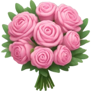 pink bouquet sticker