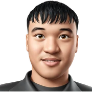 boy with black hair portrait sticker