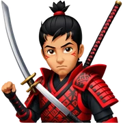 Daring Samurai sticker