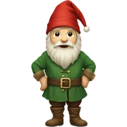 Christmas dwarf sticker