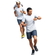 boys in casual outdoor fashion sticker