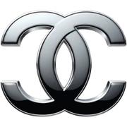 Silver chanel sign sticker