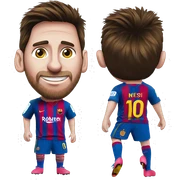 Messi Messi Ankara Messi Messi Ankara Messi gooooooal sticker