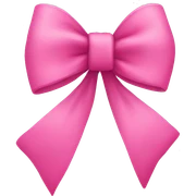 Pink bow  sticker