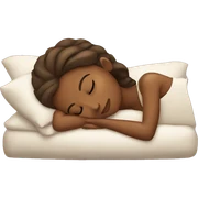 brown princess sleeping sticker