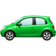 green car sticker
