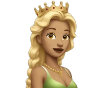blond Queen  sticker
