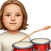 Festive Drummer sticker