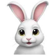 Bunny sticker