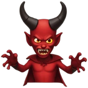 Devil sticker
