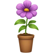 Flower sticker