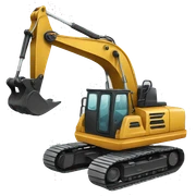 Excavator sticker