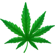 Weed Leaf sticker