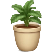 Beige pot sticker