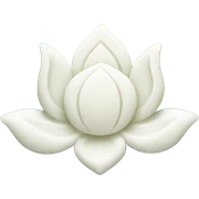 A Chinese style white lotus jade ornament sticker