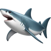 shark in short sticker