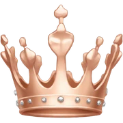 Rose gold crown  sticker