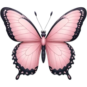 Pastel pink butterfly  sticker