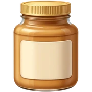 Peanut butter sticker